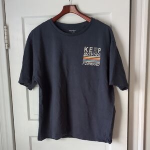 Paper Denim & Cloth Dark Blue Graphic Tee